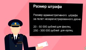 штраф за квадрокоптер без регистрации