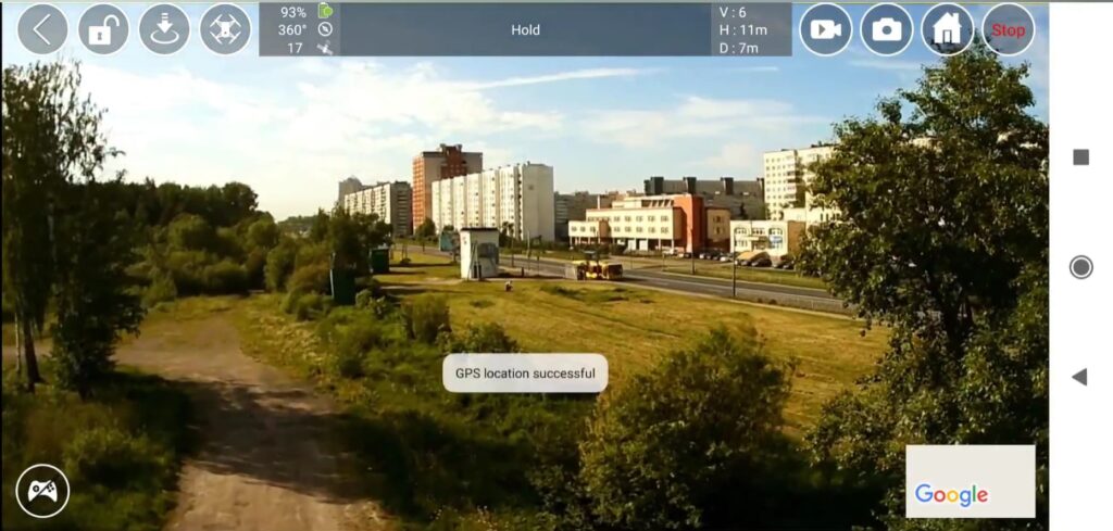 rx drone интерфейс