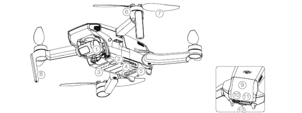 dji mini se схема