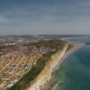 long range fpv flying mini quad ocean cliff sea