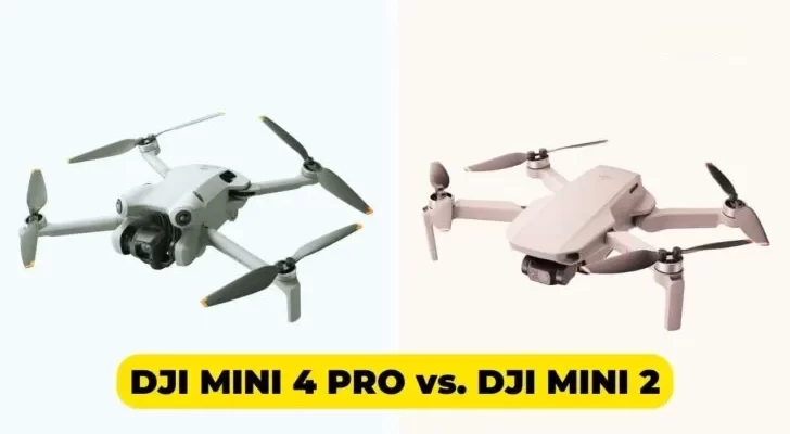 dji mini 4 pro vs mini 2