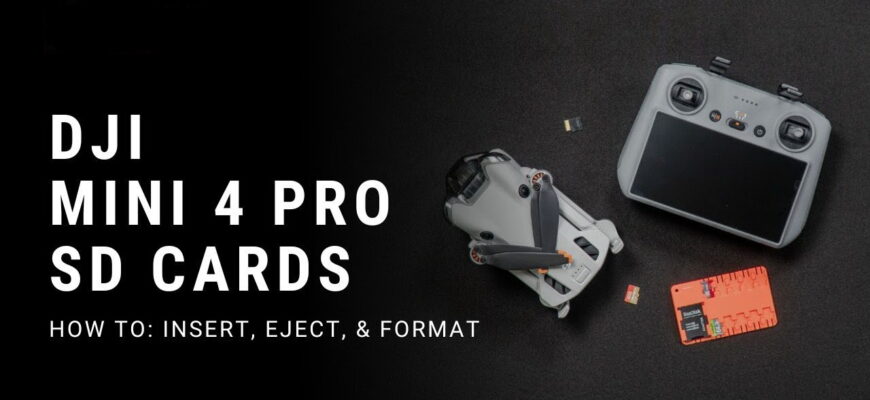 dji mini4 pro sd cards